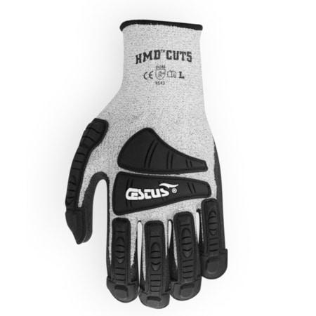 Cestus ANSI Cut A4 Impact Gloves, Nitrile Coated, M, PR 3008-M